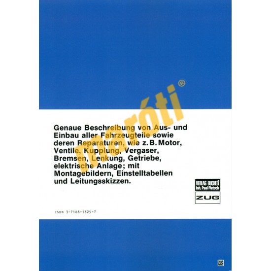 Citroen 2CV (Javítási kézikönyv)