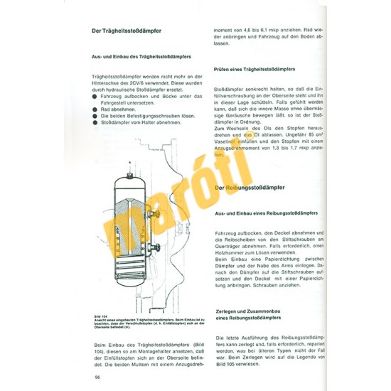 Citroen 2CV (Javítási kézikönyv)