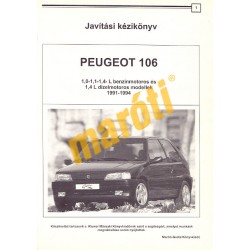 Peugeot 106 (1991-1994) (Javítási kézikönyv)