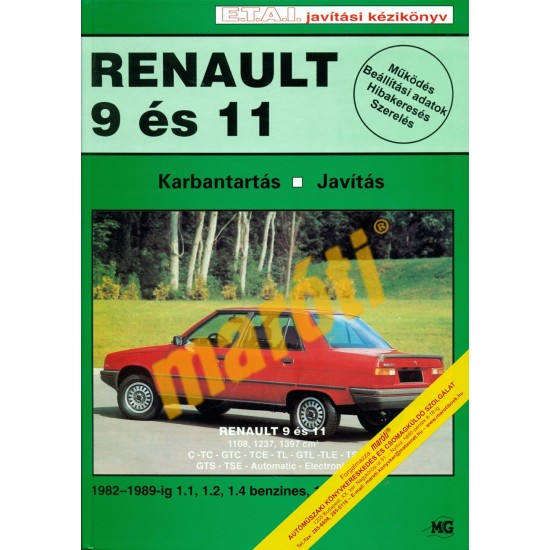Renault 9 és 11 (1982-1989) (Javítási kézikönyv)