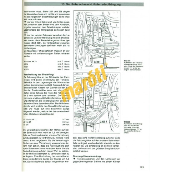 Citroen AX 1991-1996 (Javítási kézikönyv)