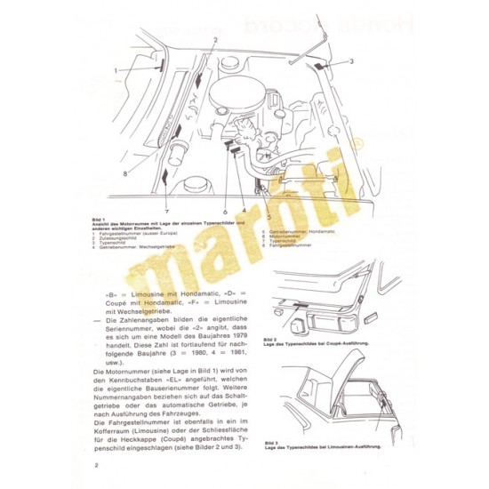 Honda Accord 1978-tól (Javítási kézikönyv)