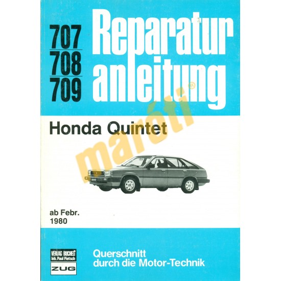 Honda Quintet 1980-tól (Javítási kézikönyv)