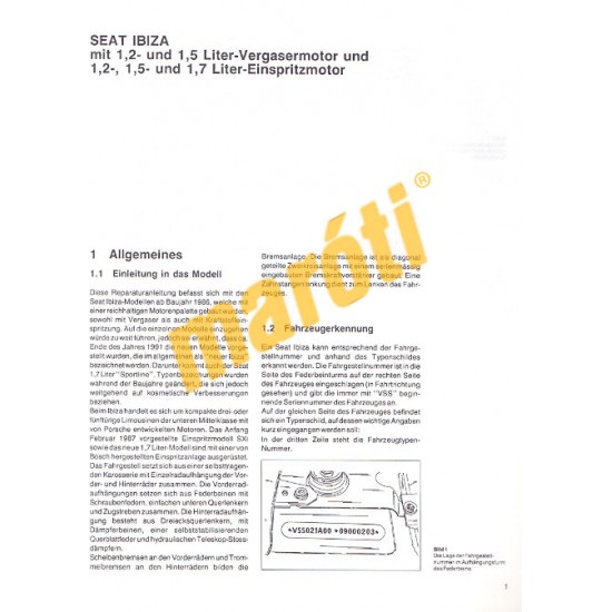 Seat Ibiza 1986 -től (Javítási kézikönyv)