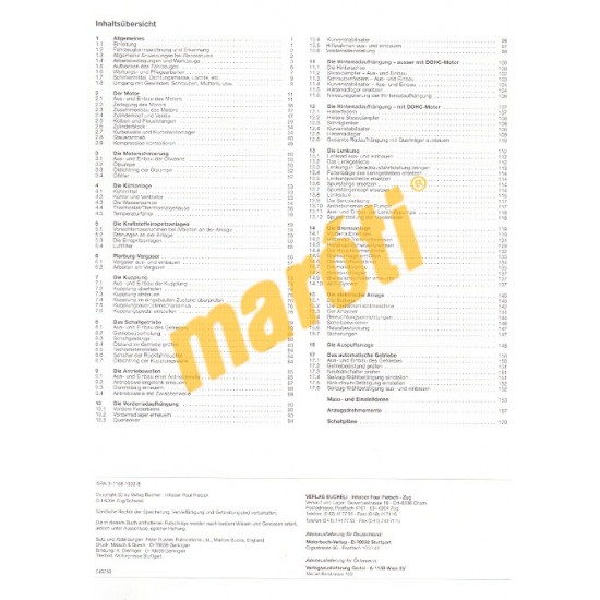 Opel Vectra 1988 - 1995 (Javítási kézikönyv)