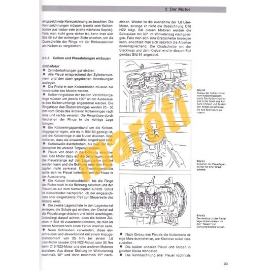 Opel Vectra 1988 - 1995 (Javítási kézikönyv)