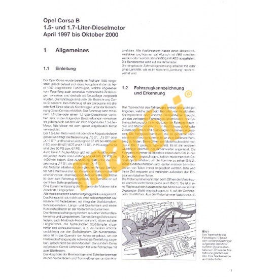Opel Corsa 1997 - 2000 (Javítási kézikönyv)