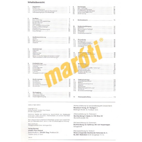 Volkswagen Passat 1300 1980-tól (Javítási kézikönyv)