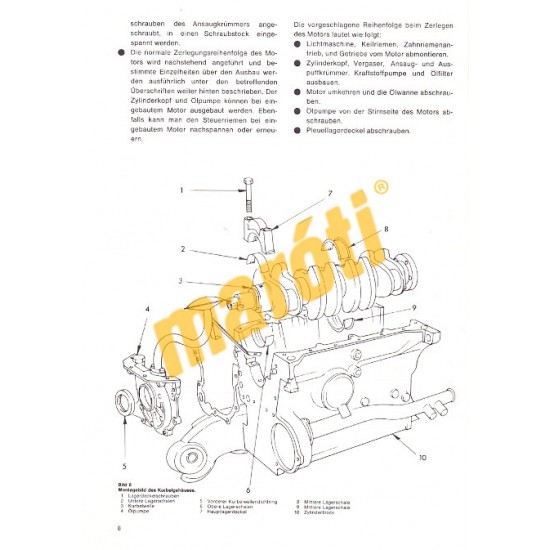Volkswagen Polo, Audi 50 1977 - 1978 (Javítási kézikönyv)