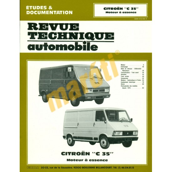 Citroen C35 (Javítási könyv)