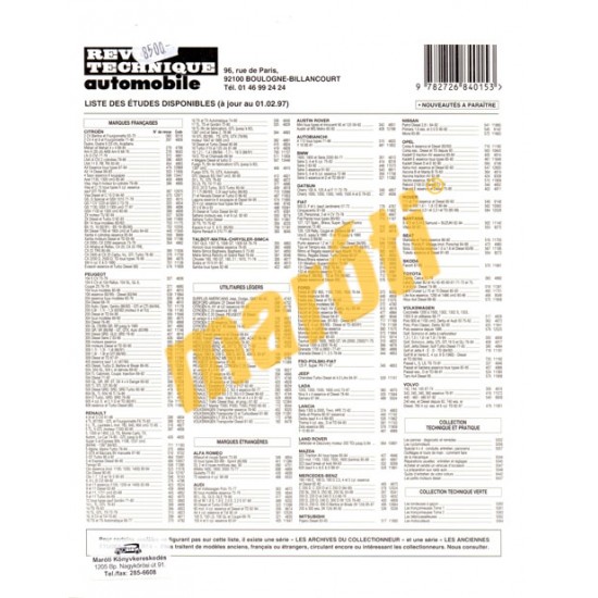 Peugeot 104 (Javítási könyv)