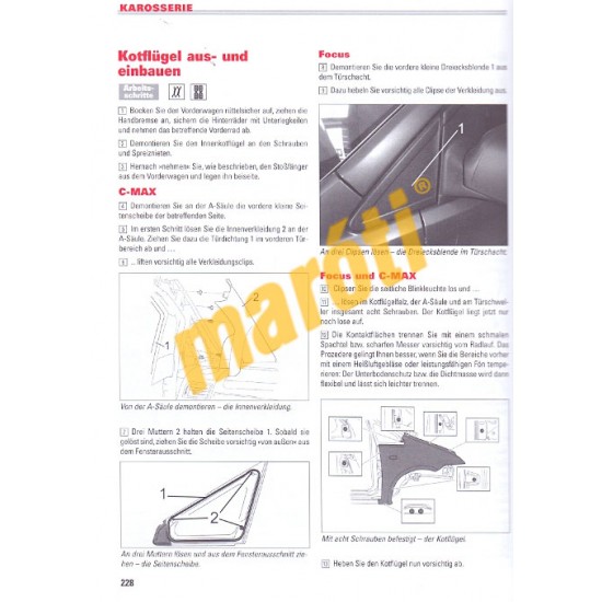 Ford Focus Turnier Focus C-Max 2003 (Javítási kézikönyv)