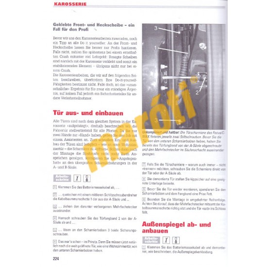 Ford Focus Turnier Focus C-Max 2003 (Javítási kézikönyv)