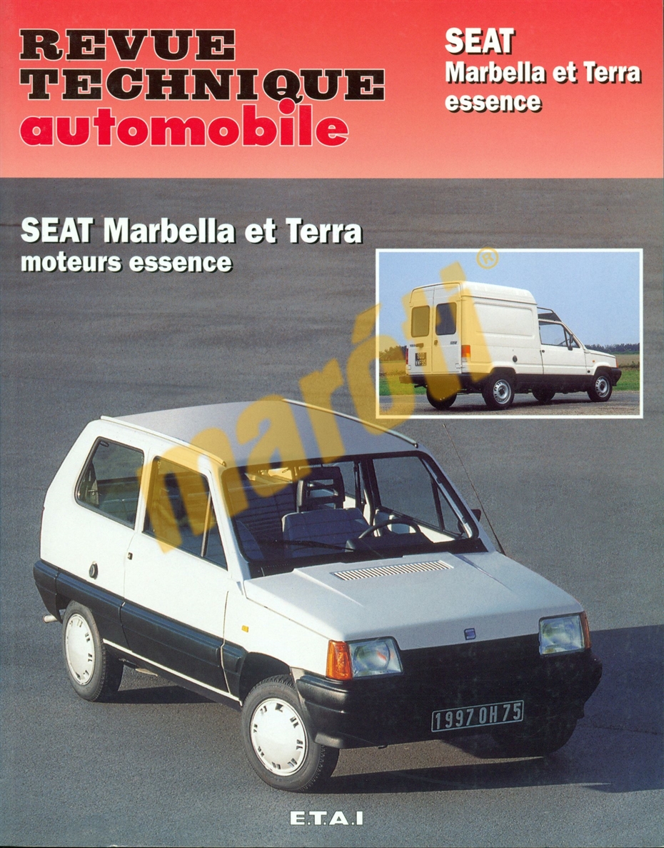 Revue Technique Automobile RTA ETAI Pour Seat Marbella Et Terra Essence - Occasion, état D'usage, Manuel Réparation