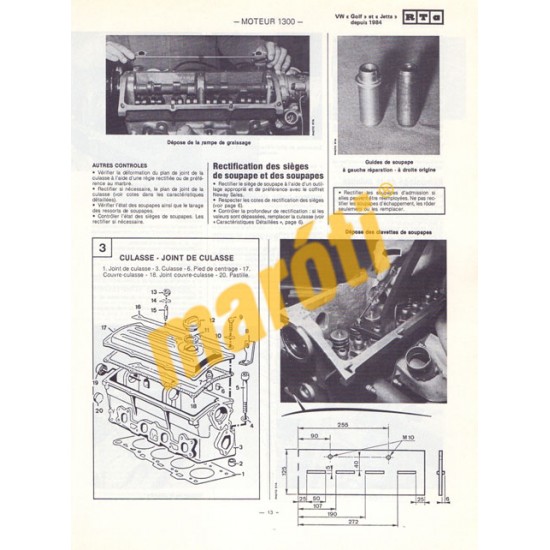 Volkswagen Golf, Volkswagen Jetta (Javítási könyv)
