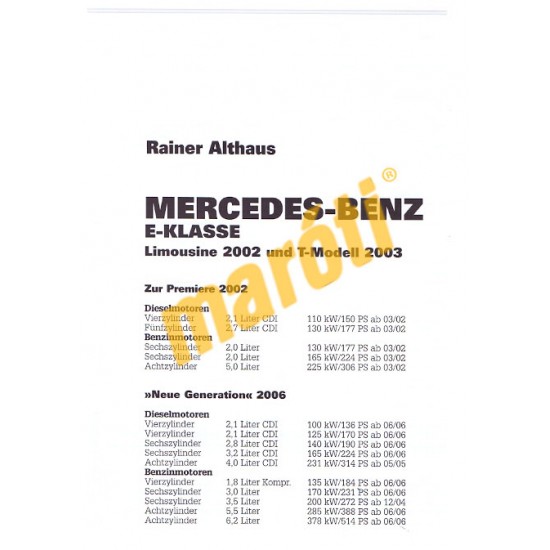Mercedes-Benz E-Klasse (W 211) Benzin Diesel ab 2002