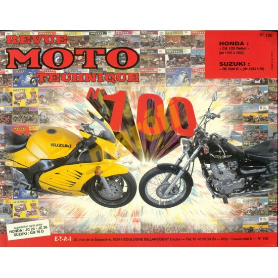 Honda CA 125, Rebel Suzuki RF 600 R