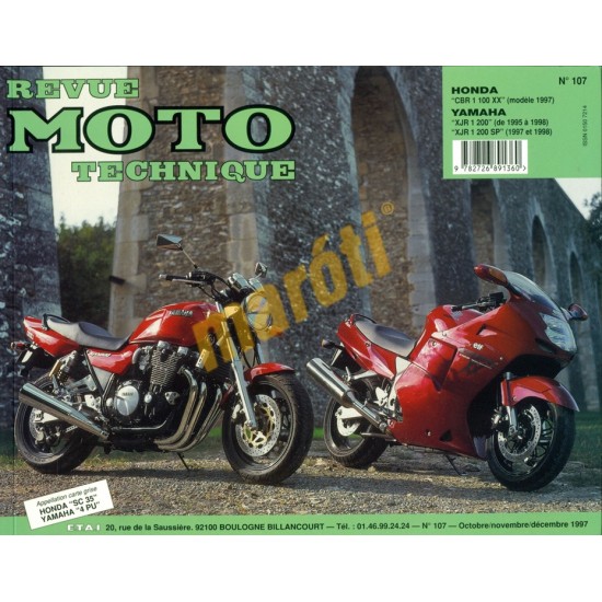Honda CBR 1100XX, Yamaha XJR 1200, 1200 SP