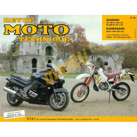 Suzuki TS 125 R 89-96 200 R 91-94, Kawasaki ZZ-R 1100 90-96 Suzuki TS 125 R 89-96 200 R 91-94, Kawasaki ZZ-R 1100 90-96