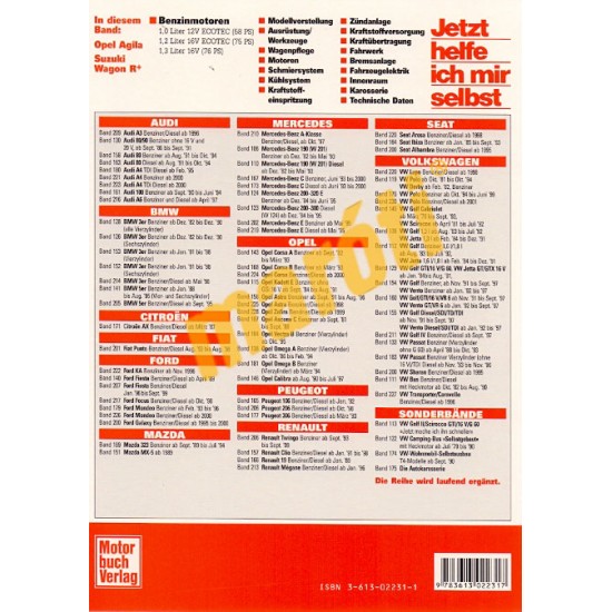 Opel Agila Benzin / Suzuki Wagon R+ 2000- (Javítási kézikönyv)