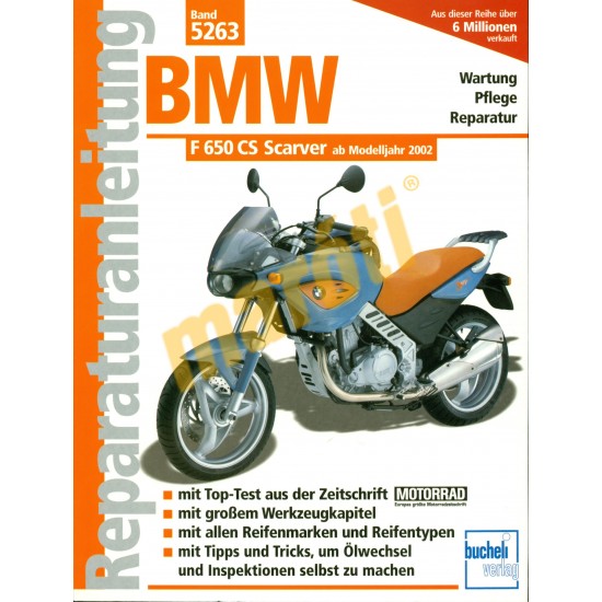 BMW F 650 CS Scarver (Javítási kézikönyv)