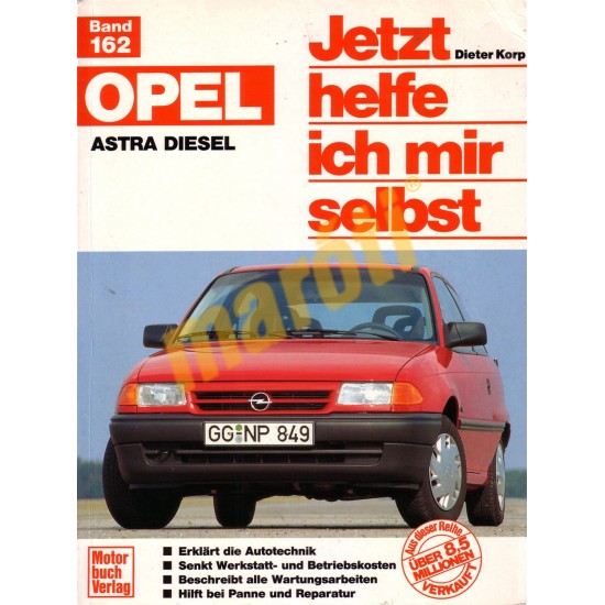 Opel Astra Diesel  (Javítási kézikönyv) - sérült