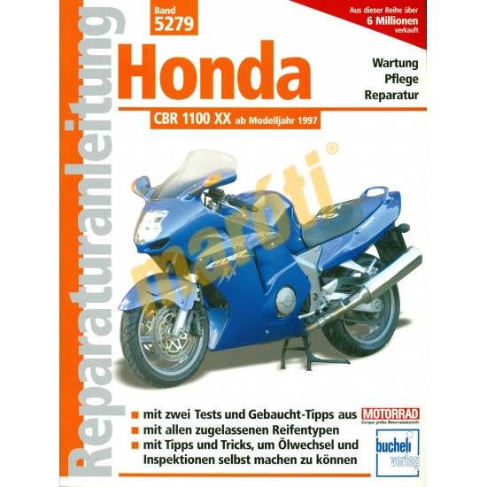 Honda CBR 1100 XX 1997 től (Javítási kézikönyv)
