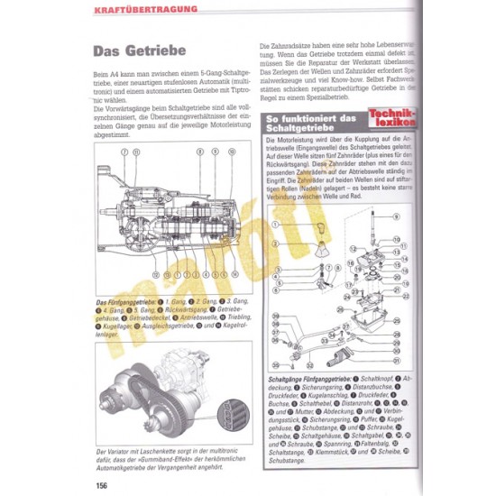 Audi A4 / A4 Avant Diesel ab 2000 (Javítási kézikönyv)