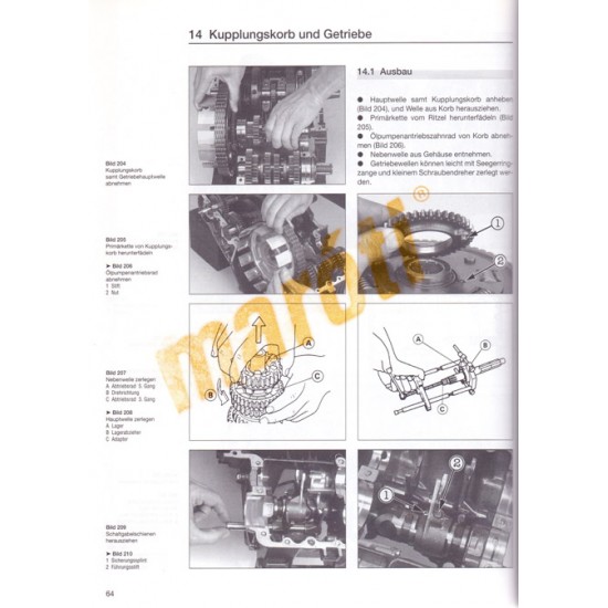 Kawasaki EN 500 (Javítási kézikönyv)