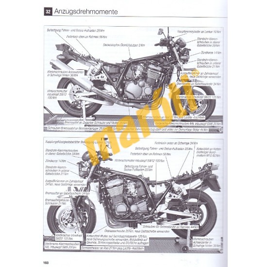 Kawasaki ZRX 1200, ZRX 1200 R, ZRX 1200 S (Javítási kézikönyv)