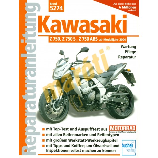 Kawasaki Z 750, Z 750 S, Z 750 ABS (Javítási kézikönyv)