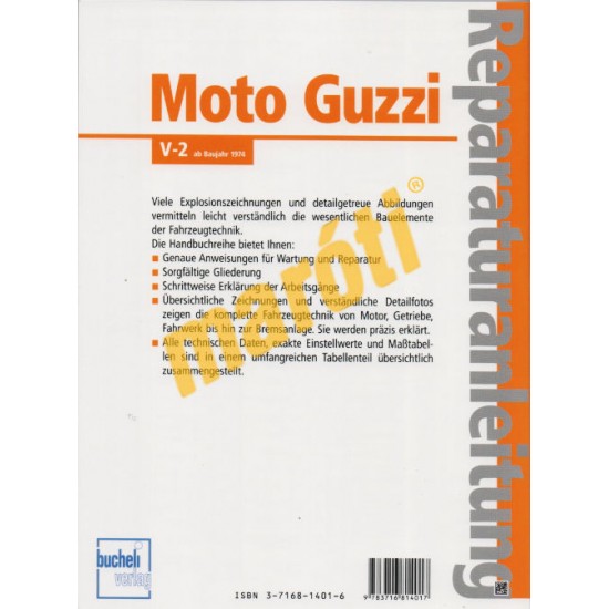 Moto Guzzi V-2 (Javítási kézikönyv) Moto Guzzi V-2 (Javítási kézikönyv)
