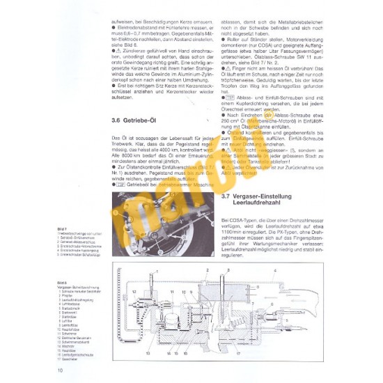 Piaggio Vespa PX Cosa (Javítási kézikönyv)