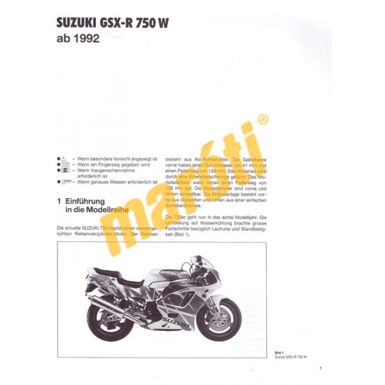 Suzuki GSX-R 750 W 1992- (Javítási kézikönyv)