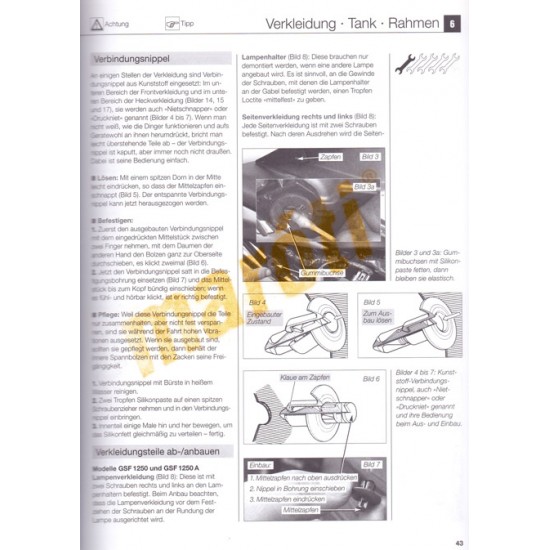 Suzuki GSF 1250 und 1250 S Bandit 2007- (Javítási kézikönyv)