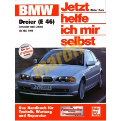 BMW Dreier (E 46) Benzin und Diesel ab Mai 1998 (Javítási kézikönyv)
