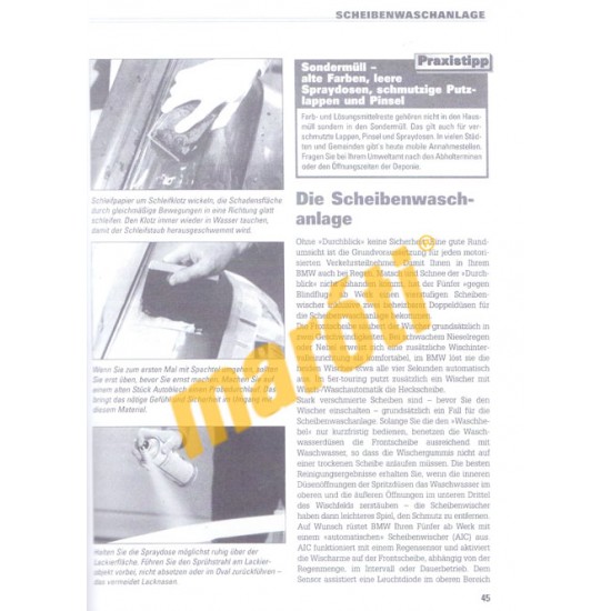 BMW 5er-Reihe Benzin Diesel ab September 1995 (Javítási kézikönyv)