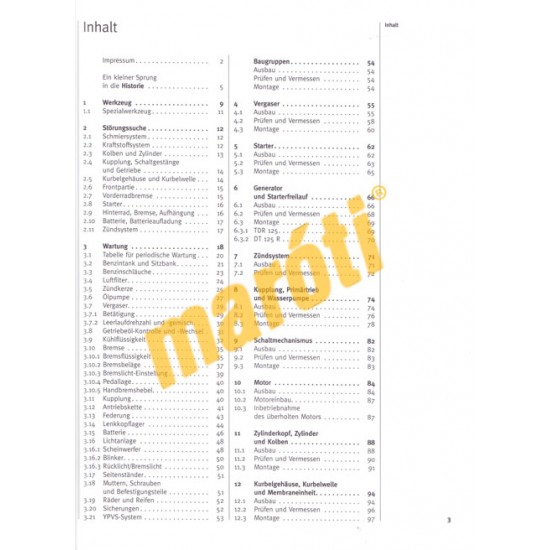 Yamaha DT 125R TDR 125 (Javítási kézikönyv)