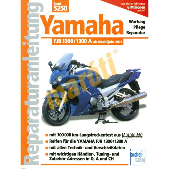 Yamaha FJR 1300/1300A (Javítási kézikönyv)