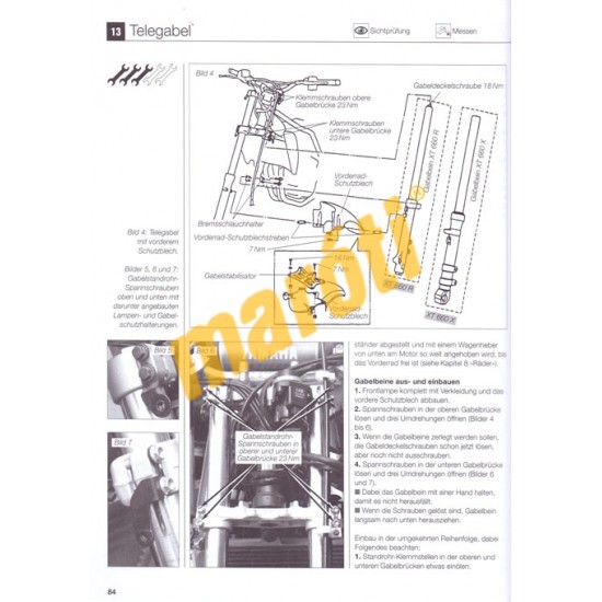Yamaha XT 600X, XT 660 R (Javítási kézikönyv)