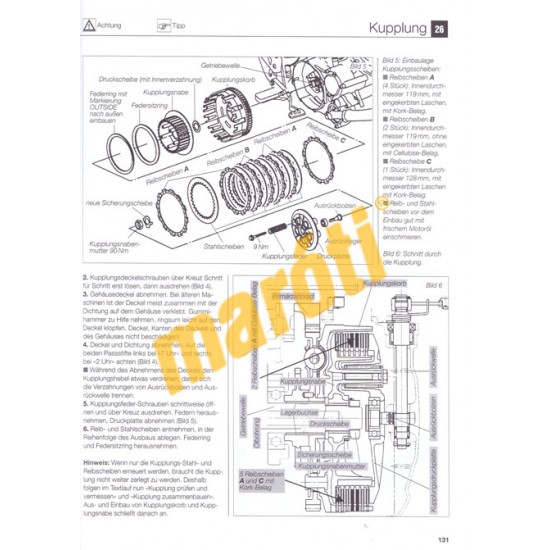 Yamaha XT 600X, XT 660 R (Javítási kézikönyv)