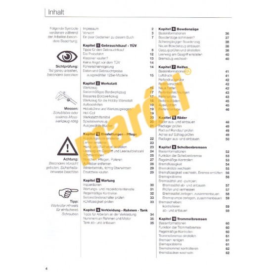 Mokicks und Leichtkraftrader (Javítási kézikönyv)