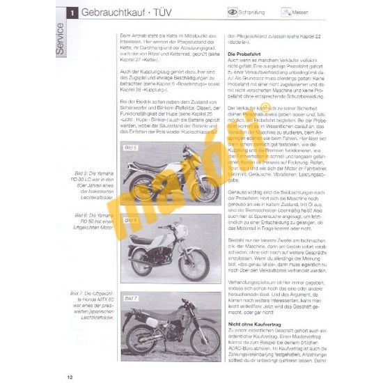 Mokicks und Leichtkraftrader (Javítási kézikönyv)