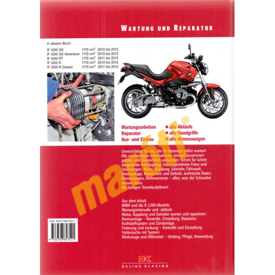 BMW R 1200 GS/GS Adventure/RT/R (Javítási könyv)