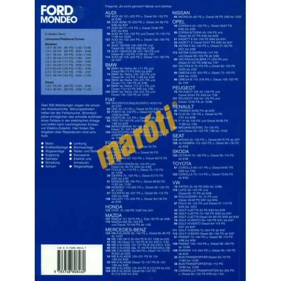 Ford Mondeo 1992-2000 (Javítási kézikönyv)