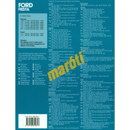 Ford Fiesta 2002-2008 (Javítási kézikönyv)