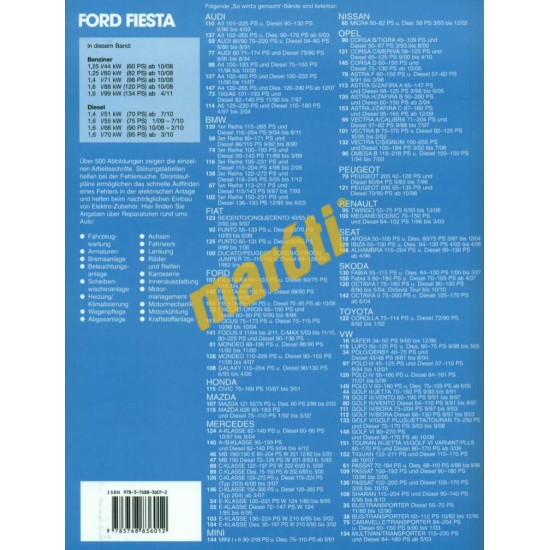 Ford Fiesta 2008- (Javítási kézikönyv)
