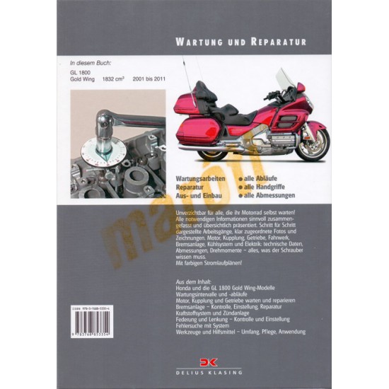 Honda GL 1800 Gold Wing (Javítási könyv)