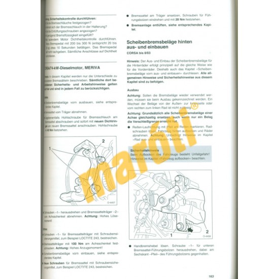 Opel Corsa C 2000-2006 Opel Meriva 2003-2010 (Javítási kézikönyv)