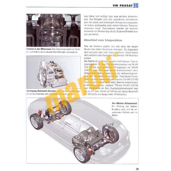 VW Passat Limusine und Variant Benzin Diesel Ab Modelljahr 2005 (Javítási kézikönyv)